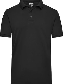 JN 801 Pánské pracovní piqué polo z těžké bavlny model 22490458 black - Daiber