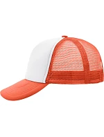 Daiber MB 70 5 panelová polyesterová síťovaná kšiltovka 03.0070 white/neon orange