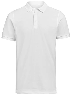 OCS Polo Unisex piqué polo z těžké bavlny model 22465480 white - Untagged Movement