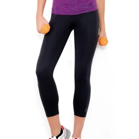 Dámské sportovní legíny 7/8 Donna Active-Fit Barva: Černá, Velikost: