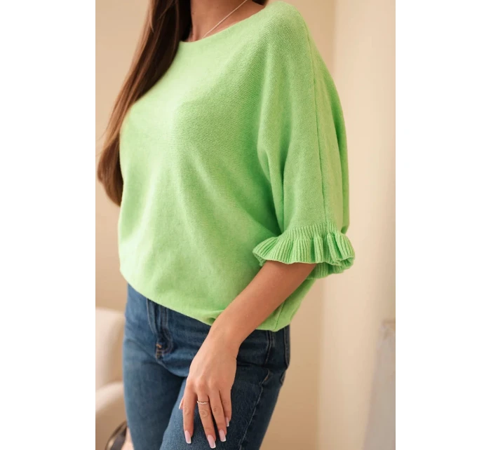 Svetr dámský typu s kulatým výstřihem model 21949274 - K-Fashion