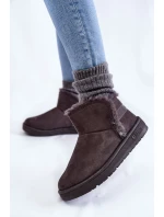 Dámské boty do sněhu Big Star model 21599759 šedé - Big Star Shoes