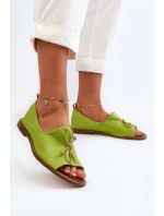 Dámské kožené baleríny model 21652455 - Zazoo Dámské kožené baleríny model 21652455 - Zazoo