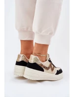 Dámské Sportovní Boty Na Platformě Leopardí Černé model 21688956 - Boto Dámské Sportovní Boty Na Platformě Leopardí Černé model 21688956 - Boto