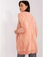 Sweter AT SW model 19040950 ciemny różowy - FPrice Sweter AT SW model 19040950 ciemny różowy - FPrice