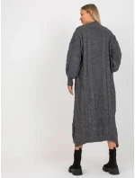 Dámský svetr LC SW model 17650084 tmavě šedý - FPrice Dámský svetr LC SW model 17650084 tmavě šedý - FPrice