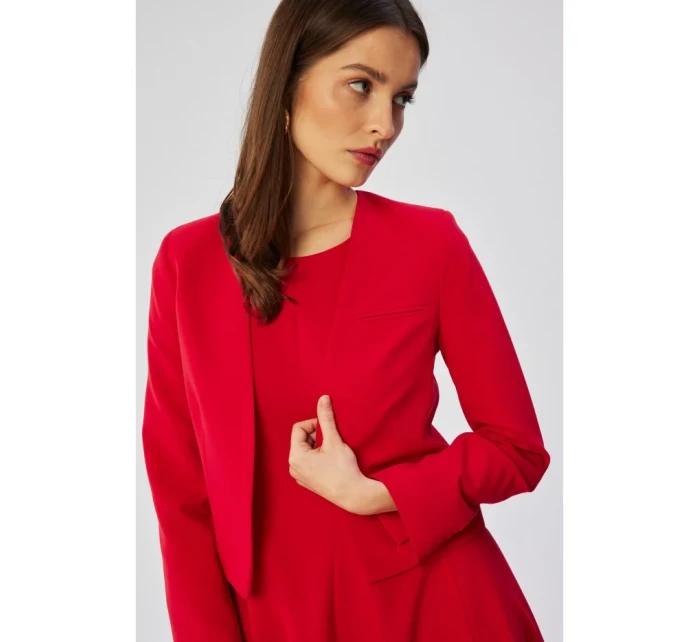 S368 Blejzr s otevřenou přední částí - červený