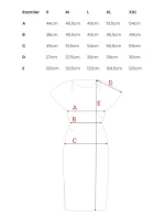 model 20966224 Tužkové šaty s rozparkem na boku oranžové - STYLOVE model 20966224 Tužkové šaty s rozparkem na boku oranžové - STYLOVE