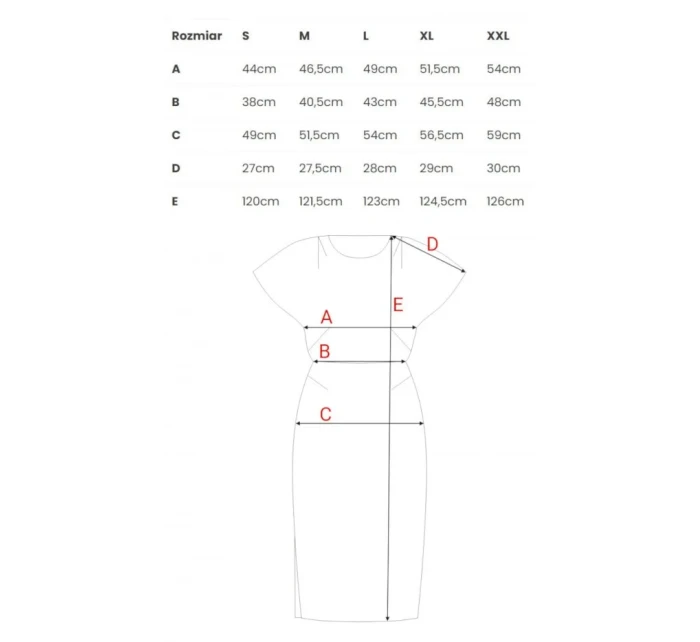 model 20966224 Tužkové šaty s rozparkem na boku oranžové - STYLOVE model 20966224 Tužkové šaty s rozparkem na boku oranžové - STYLOVE