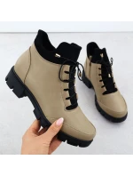 Béžové dámské boty model 21905622 - JEZZI Béžové dámské boty model 21905622 - JEZZI