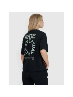 Dámské tričko oversize s potiskem 4F 4FWSS25TTSHF1993-20S