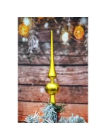 VÝŠKA VRCHOLU VÁNOČNÍHO STROMKU 25 CM ZLATÁ