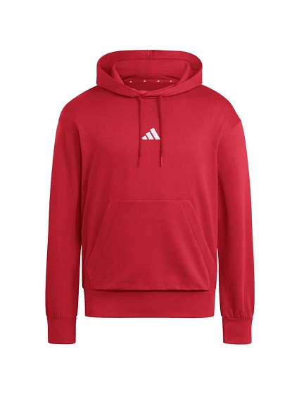 Pánská mikina Essentials Hoodie červená pánské model 21858376 - ADIDAS