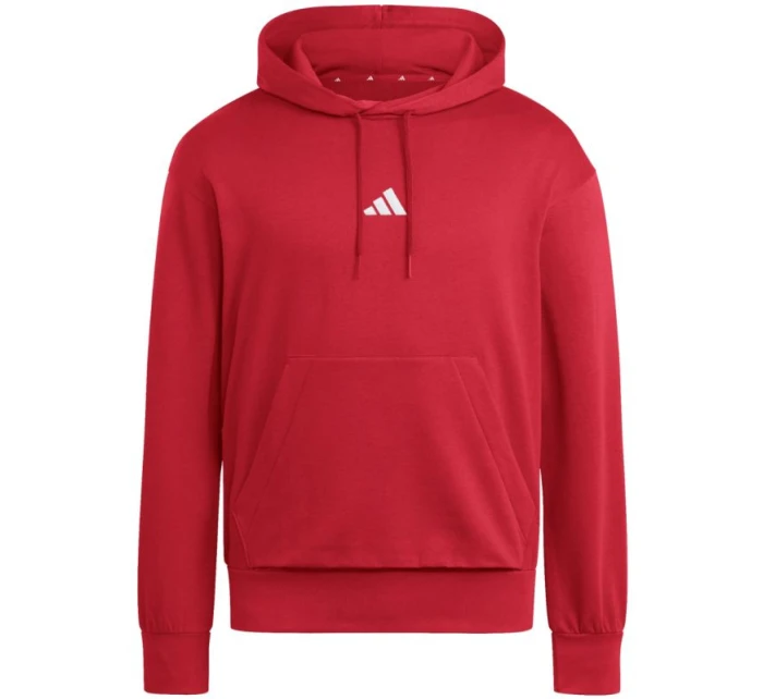 Pánská mikina adidas Essentials Hoodie červená pánské model 21858376