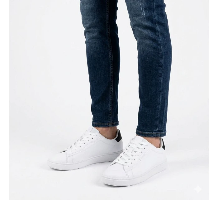 Pánská bílá sportovní obuv z ekokůže Big Star TT174331 Pánská bílá sportovní obuv z ekokůže Big Star TT174331