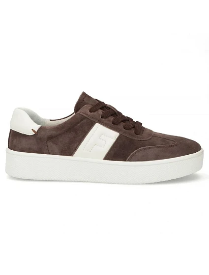 Skórzane sneakersy damskie na brązowe  dámské model 22087057 - FILIPPO