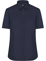 Daiber JN 679 Popelínová halenka s krátkým rukávem 02.0679 navy Daiber JN 679 Popelínová halenka s krátkým rukávem 02.0679 navy