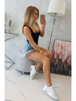 Body bez ramínek černé