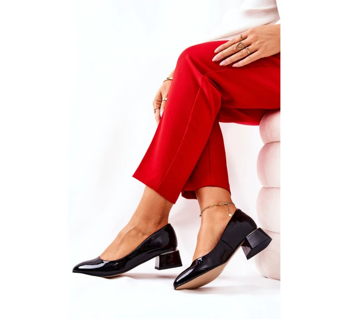 Lakované lodičky Lewski model 21571509 Černé - Boto