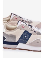 Semišové Pánské Tenisky Na Platformě Big Star RR174471 Hi-Poly System Šedé