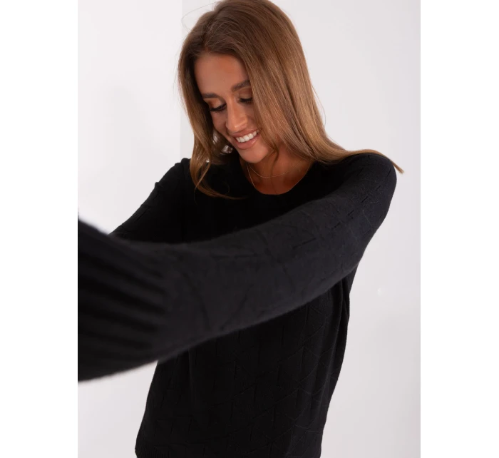 Sweter AT SW model 18895553 czarny - FPrice