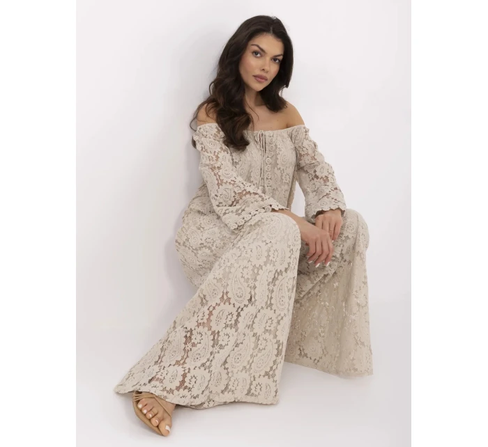 Spodnie MI SP model 21057845 beżowy - FPrice