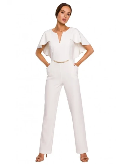 M670 Kombinéza s volánky - ecru M670 Kombinéza s volánky - ecru