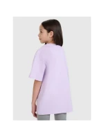 Dívčí tričko oversize s potiskem model 21436043 - 4F Dívčí tričko oversize s potiskem model 21436043 - 4F