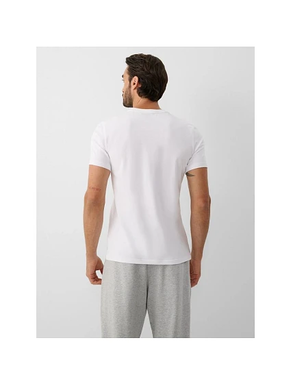 Tshirt slim z nadrukiem męski model 22548097 - 4F