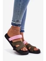 Dámské Pantofle Na Suchý Zip model 21697746 - VINCEZA