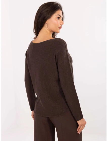 Svetr IT SW 2219.63 tmavě hnědý Svetr IT SW 2219.63 tmavě hnědý