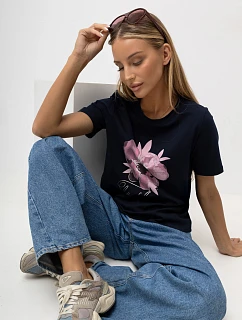 T shirt RV TS model 22303469 granatowy - FPrice