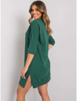 Tmavě zelené ležérní šaty od Earnestine