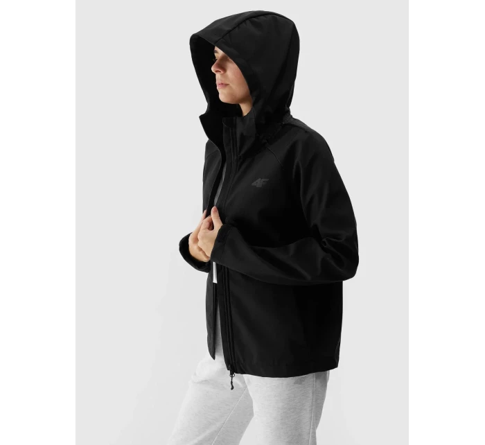 Dámská softshellová větruodolná bunda membrána 5000 4F - černá Dámská softshellová větruodolná bunda membrána 5000 4F - černá