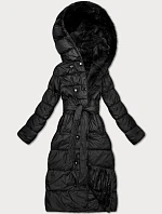 Oboustranná zimní bunda z umělé kožešiny Minority black (P3-6020-1)