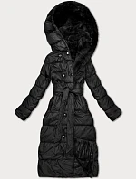 Oboustranná zimní bunda z umělé kožešiny Minority black (P3-6020-1)