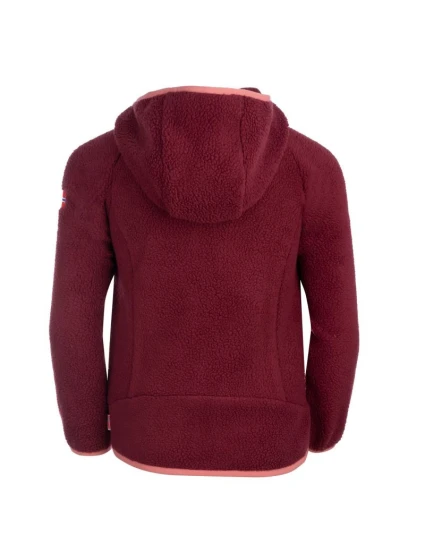 Dívčí bunda Jacket fleecová bunda s kapucí pro dívky červená model 22068348 - Trollkids Dívčí bunda Jacket fleecová bunda s kapucí pro dívky červená model 22068348 - Trollkids