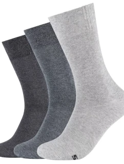 Skechers 3ks pánské základní ponožky SK41007-9300 Grey 39-42