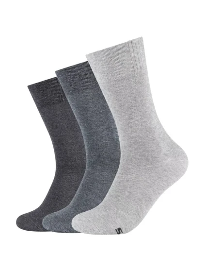 Skechers 3ks pánské základní ponožky SK41007-9300 Grey 39-42 Skechers 3ks pánské základní ponožky SK41007-9300 Grey 39-42