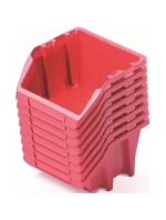 BINEER KRÁTKÁ 8DÍLNÁ SADA DÍLENSKÝCH PODNOSŮ ČERVENÁ KISTENBERG