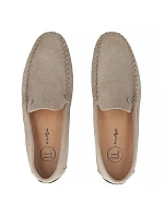 Pánské kožené mokasíny polobotky béžovéFilippo MP923