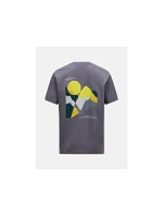 Pánské tričko PEAK PERFORMANCE M Explore Graphic Tee, šedé Pánské tričko PEAK PERFORMANCE M Explore Graphic Tee, šedé