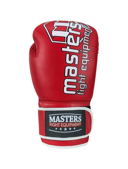 Boxerské rukavice model 22250143 červené - MASTERS FIGHT EQUIPMENT