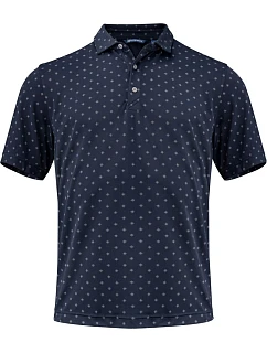 Cutter & Buck Virtue Polo Printed Men Pánské funkční polo "Printed" 68.4432 dark navy