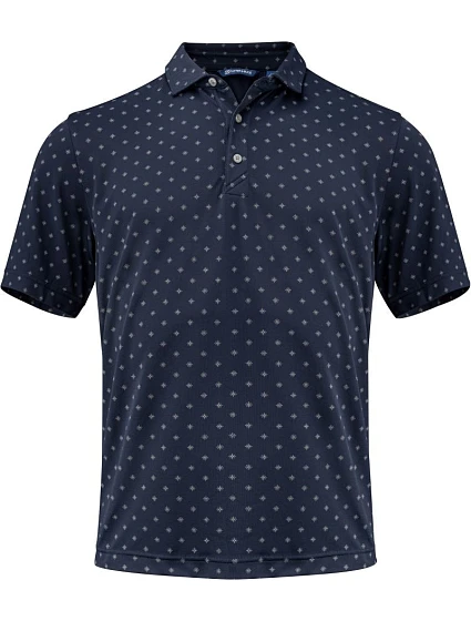 Cutter & Buck Virtue Polo Printed Men Pánské funkční polo "Printed" 68.4432 dark navy Cutter & Buck Virtue Polo Printed Men Pánské funkční polo "Printed" 68.4432 dark navy