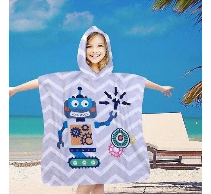 dětské plážové pončo s kapucí model 20965682 - Cotton World dětské plážové pončo s kapucí model 20965682 - Cotton World