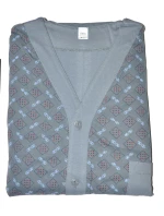 Pánské rozepínací pyžamo Gucio dł/r M-2XL