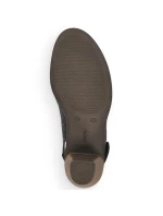 Dámské pohodlné kožené sandály na podpatku model 22021681 - Rieker