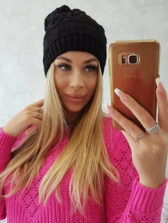 Fleecová čepice Marta K231 černá