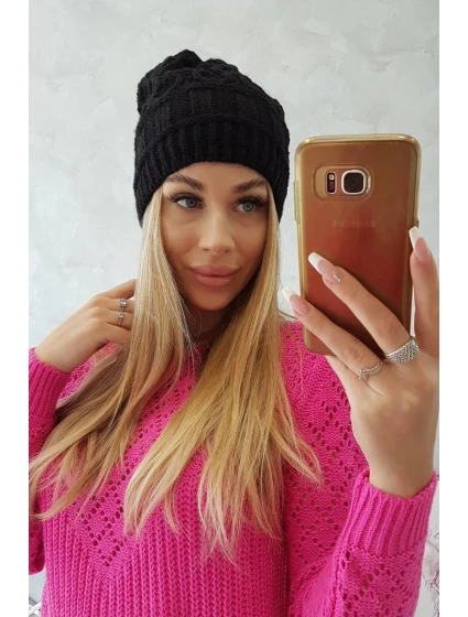 Fleecová čepice Marta K231 černá Fleecová čepice Marta K231 černá